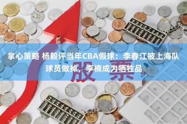 掌心策略 杨毅评当年CBA假球：李春江被上海队球员做掉，李楠成为牺牲品