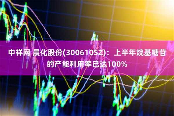 中祥网 晨化股份(300610SZ)：上半年烷基糖苷的产能利用率已达100%